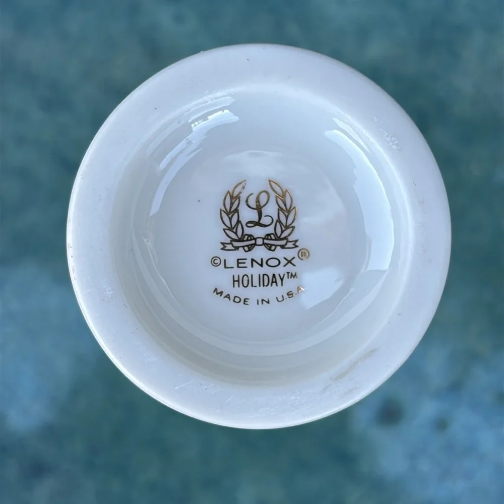Vintage Lenox HOLIDAY Made In The USA Porcelain Bud Vase